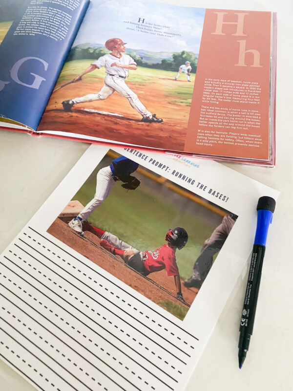 baseball language arts pack