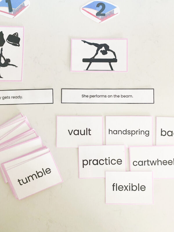 gymnastics themed language arts for kindergarten through grade 3